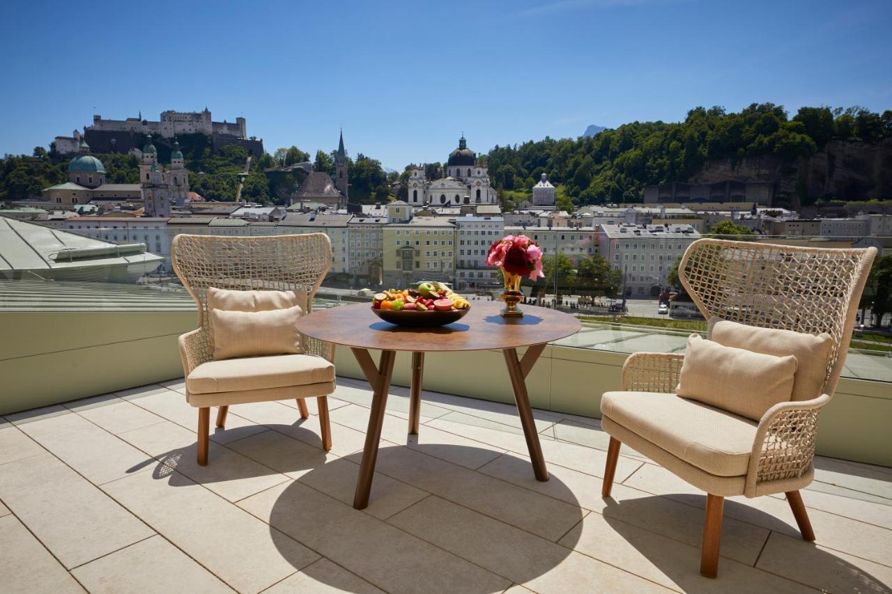 Hotel Sacher Salzburg Exterior foto View from the rooftop terrace