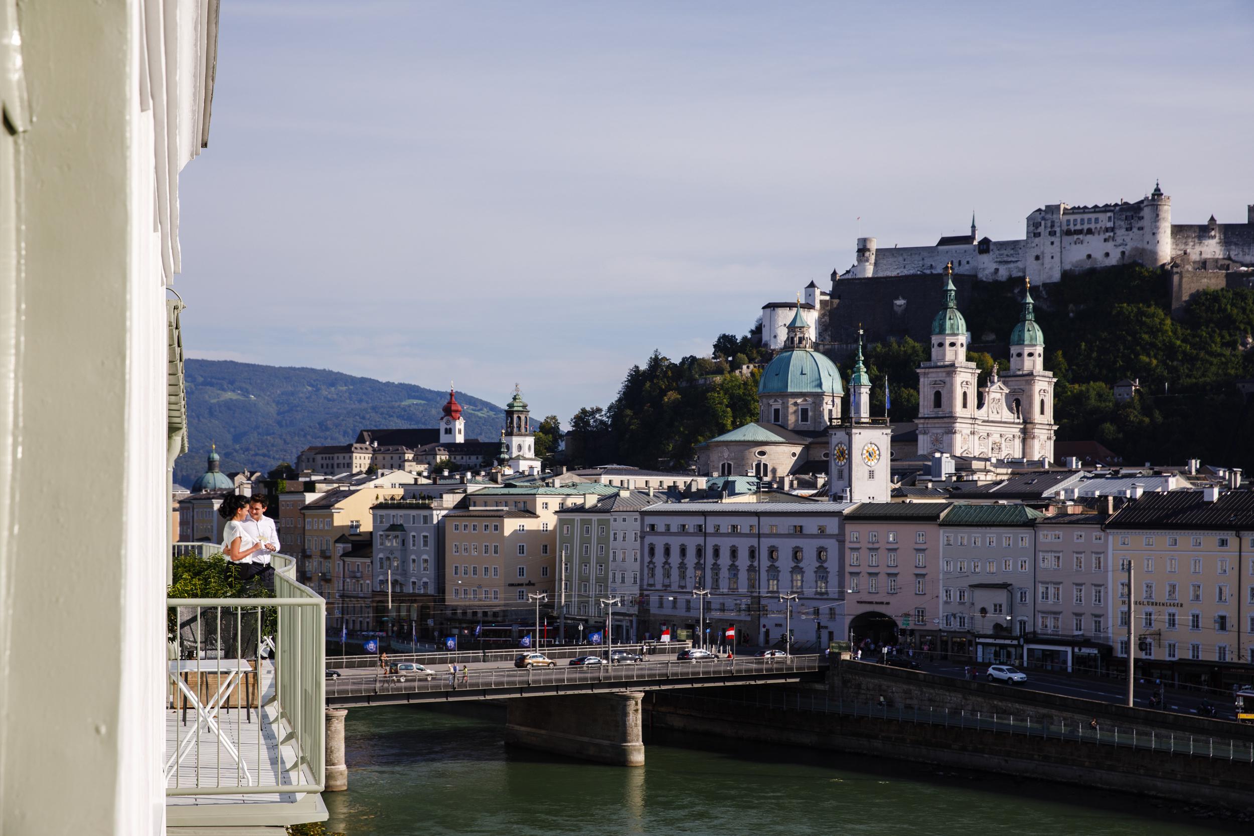 Hotel Sacher Salzburg Exterior foto Salzburg