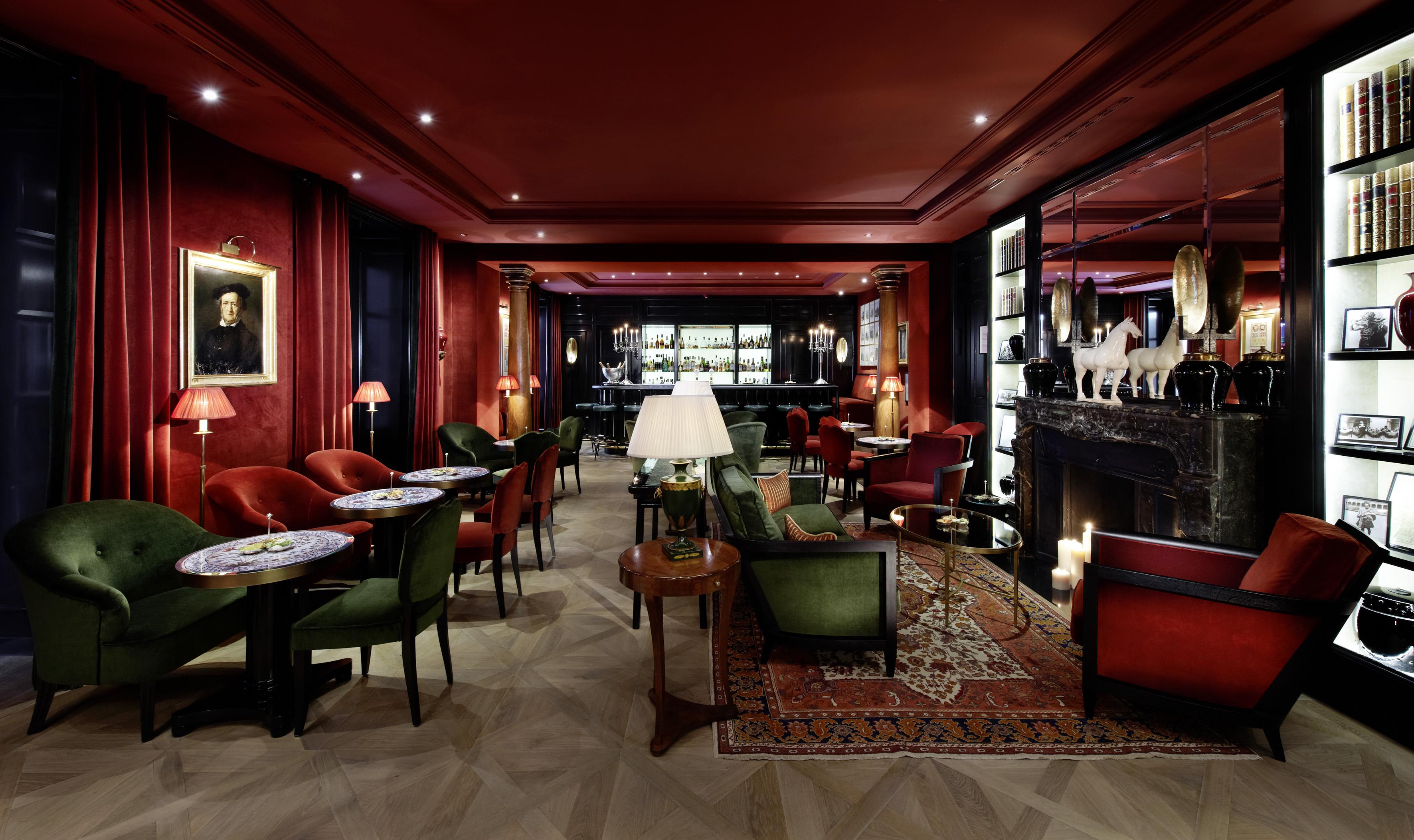 Hotel Sacher Salzburg Restaurant foto The bar at the Mandarin Oriental, Paris