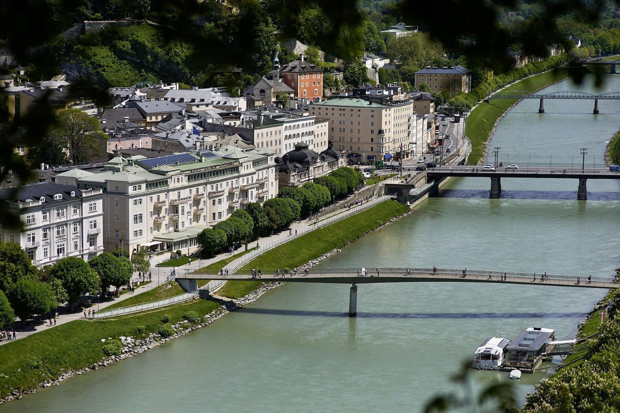 Hotel Sacher Salzburg Exterior foto The Salzach in Salzburg