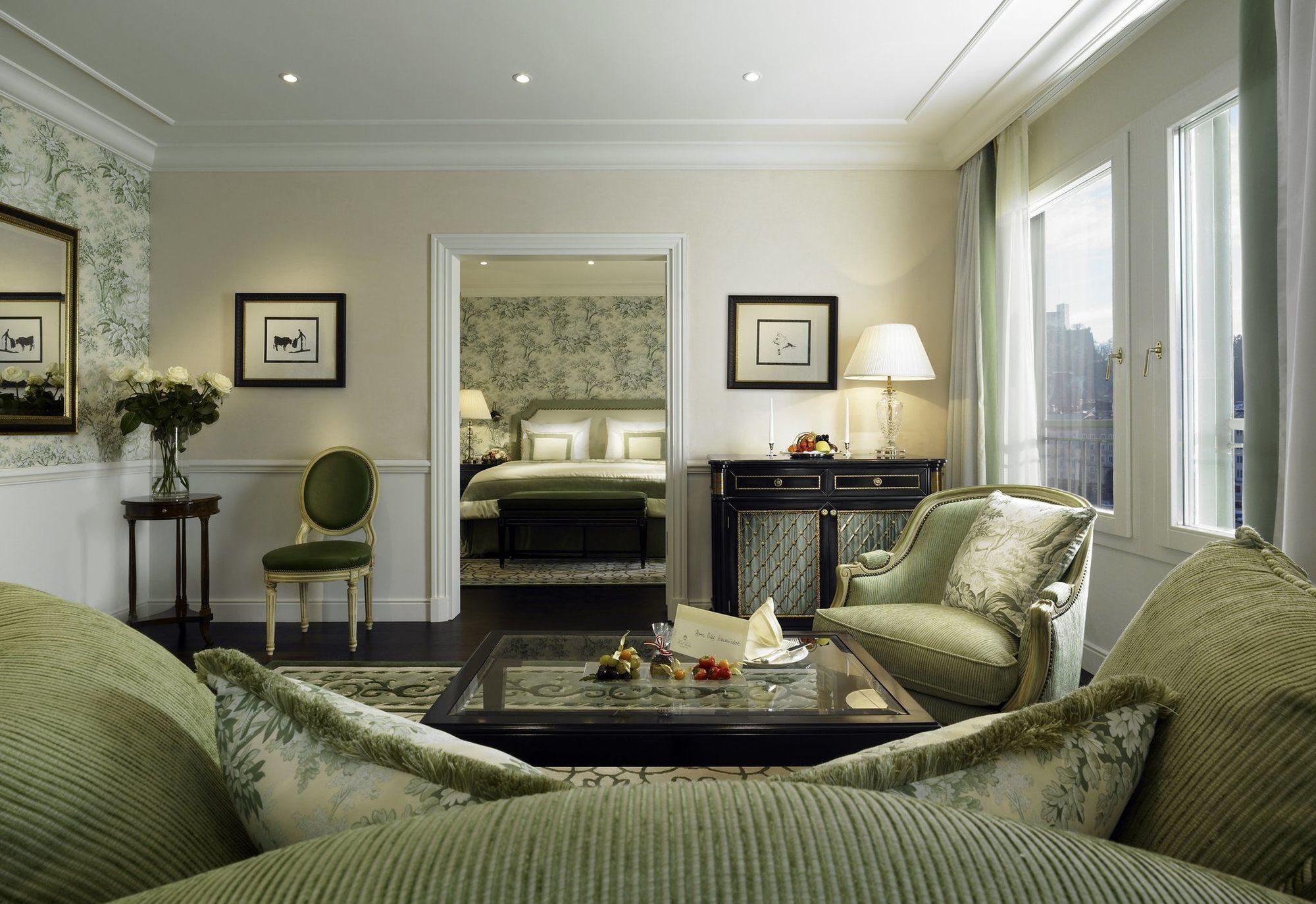 Hotel Sacher Salzburg Cameră foto A suite at The Peninsula